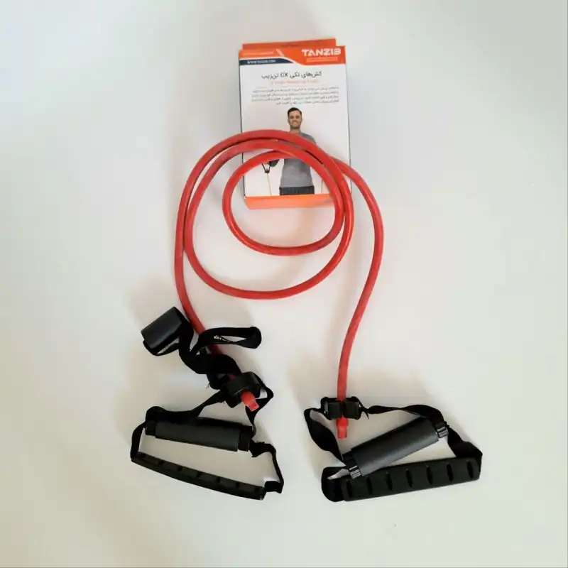 کش ورزشی سی ایکس قرمز 2 متری تن زیپ KC-911